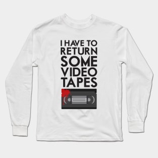 Video Tapes Long Sleeve T-Shirt